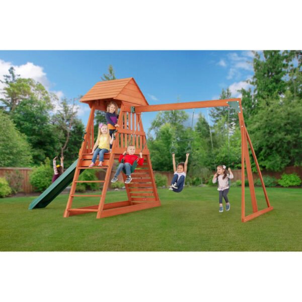 Chalet Complete Wooden Swing Set