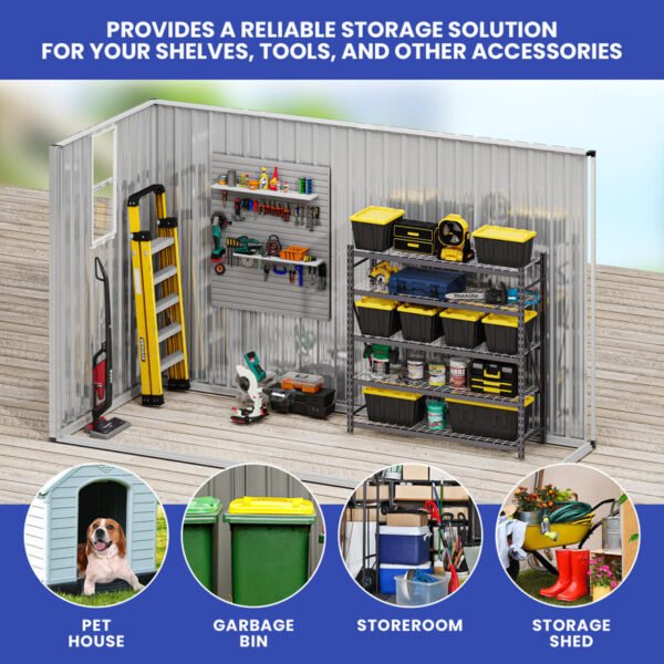 Galvanized Steel Storage Shed - Image 5