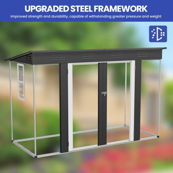 Galvanized Steel Storage Shed - Image 3